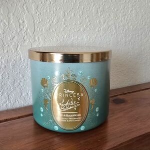 Bath & Body Works Disney Princess Ariel 3 Wick Candle